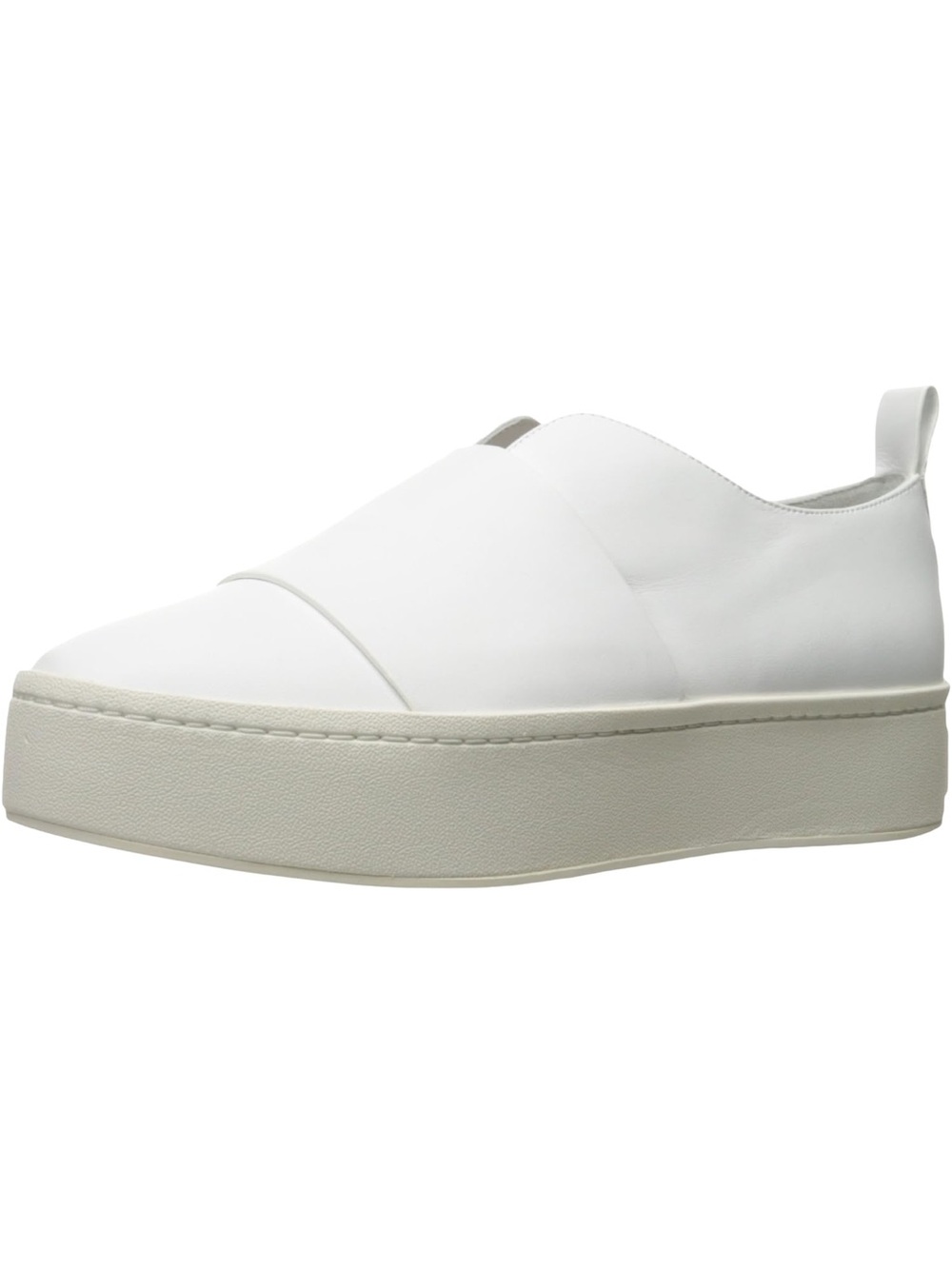 Vince White Slip-On Platform Sneaker